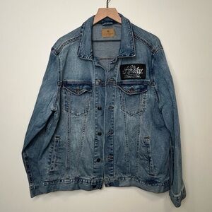 Ole Smoky Tennessee Moonshine Denim Jacket XL | Unisex Jean Trucker